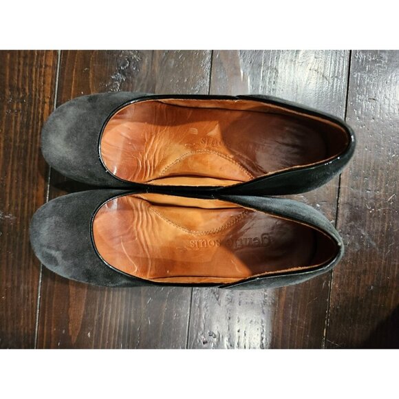 EUC Gentle Souls Ridge Amaru Black Suede Wedge Pumps/Sz. 6.5M - Picture 6 of 9